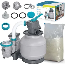 Homokpumpa 8327 l/h + 25kg Homok Bestway 58499