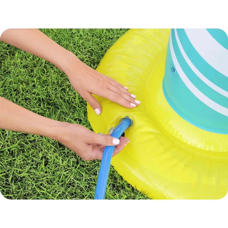 Bestway Frisbee Állvány Karikákkal Gyerekeknek, tökéletes vízi játékokhoz