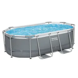 Bestway 5614A fém váz medence családoknak gyerekekkel 305 x 200 x 84 cm
