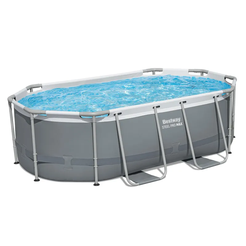 Bestway 5614A fém váz medence családoknak gyerekekkel 305 x 200 x 84 cm