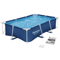 Kerti medence acélvázzal 259 x 170 x 61 cm Bestway 56403N