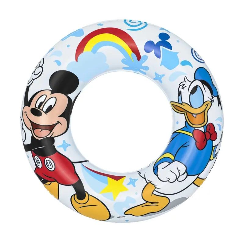 Színes Mickey és Donald úszógyűrű, tökéletes nyári vízi kalandokhoz