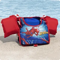 Spider-Man úszástanítási mellény 98795, tökéletes vízi játékhoz, aktív gyerekeknek ideális