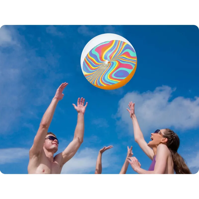 Felfújható strandlabda 46 cm Bestway 31042, tökéletes szórakozás a kertben és a strandon