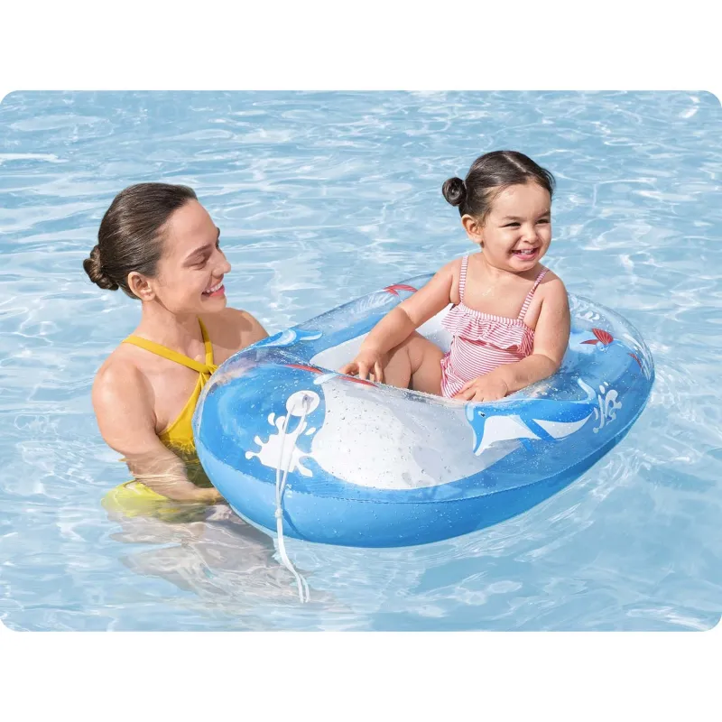 Delfin strandmatrac 102 x 69 cm, tökéletes a strandra és a medencébe Bestway 34037