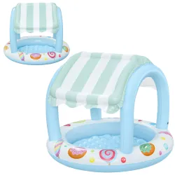 Gyermek medence napellenzővel 104 x 84 cm Bestway 52638