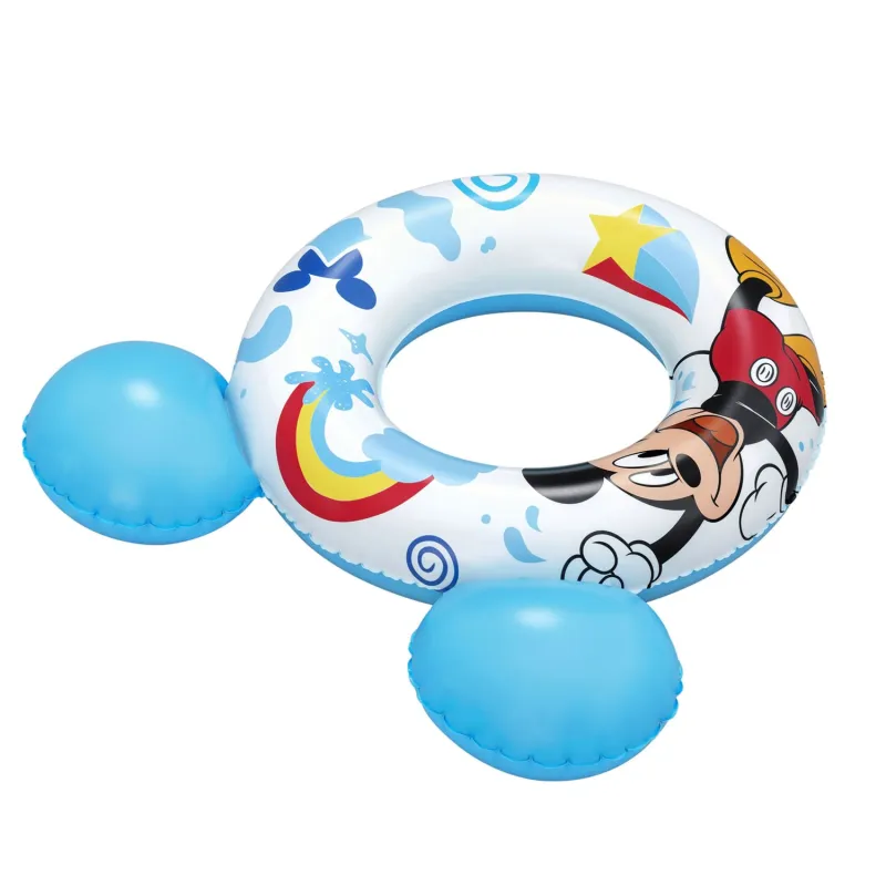 Mickey úszógumi 76 cm, nagyszerű gyerekeknek, színes és biztonságos