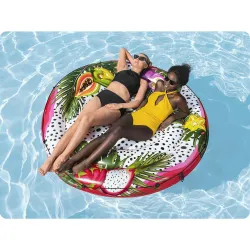 Bestway 43720 Felfújható Gyümölcs Úszó Sziget, tökéletes a medencében való szórakozáshoz