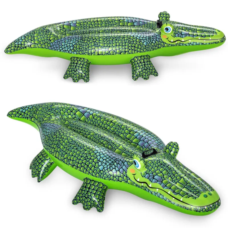 Felfújható krokodil játék 152 x 71 cm, tökéletes vízi szórakozáshoz, Bestway 41477