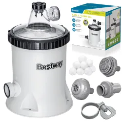 Bestway 58870 Szűrőszivattyú 5678 l/h + Szűrőgolyók