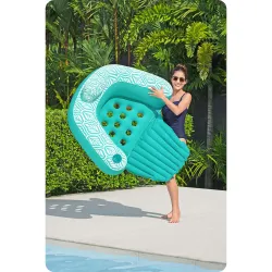Comfort Plush Pro felfújható fotel, stílusos és kényelmes a medencéhez