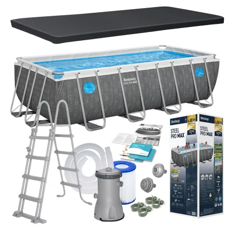 Bestway 561MB fémvázas medence 488 x 244 x 122 cm kültéri használatra