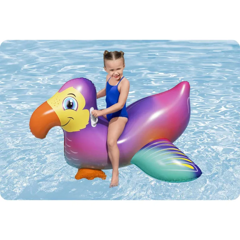 Felfújható úszómatrac gyerekeknek tukan 141cm, nagyszerű vízi játékhoz gyerekeknek