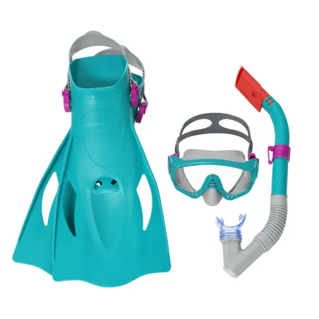 Türkiz snorkel készlet Bestway 25020, tökéletes nyári vízi kalandokhoz