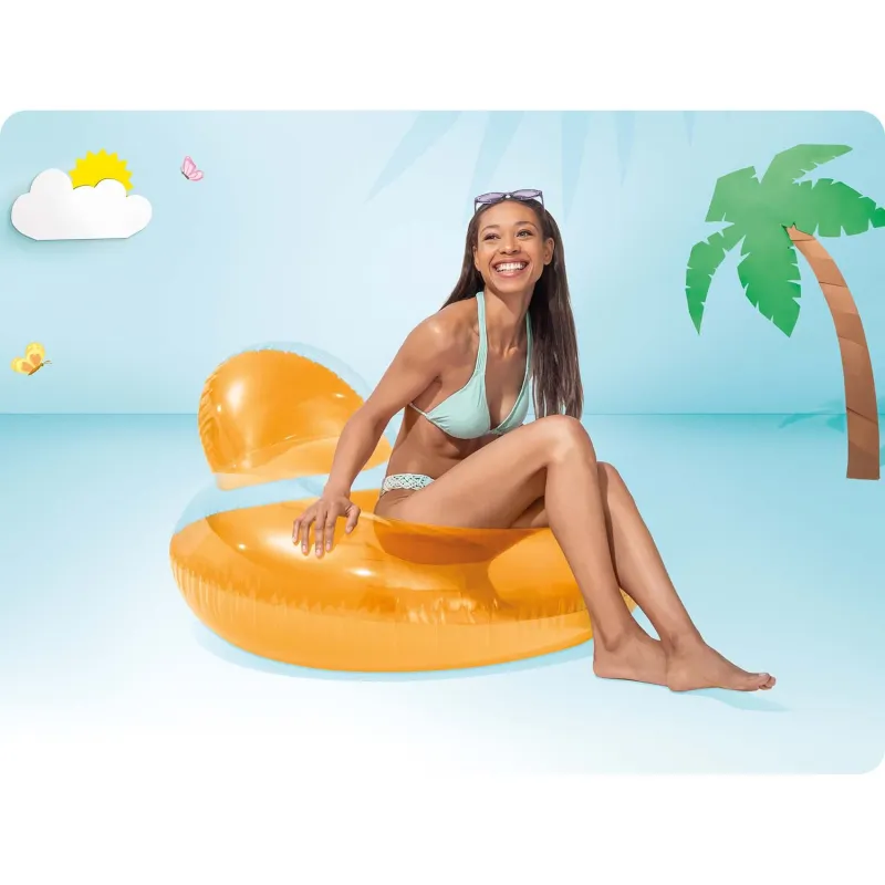 INTEX 58889 fotel, nagyszerű választás nyári bulikhoz és szabadban való pihenéshez