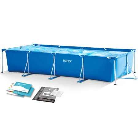 INTEX 28273 kerti vázas medence 450x220x84 cm, tartós szerkezet