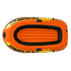 Intex Explorer PRO 200, kék felfújható csónak, ideális vízi kalandokhoz