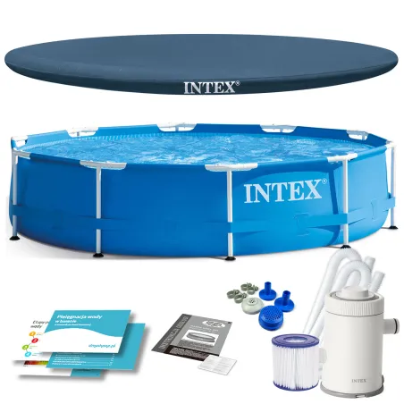 INTEX 28202 kerti medence 305 x 76 cm 4 az 1-ben szett