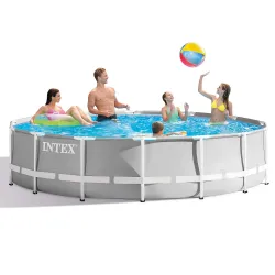 Családoknak ideális 427x107-es acélvázas medence INTEX 26720