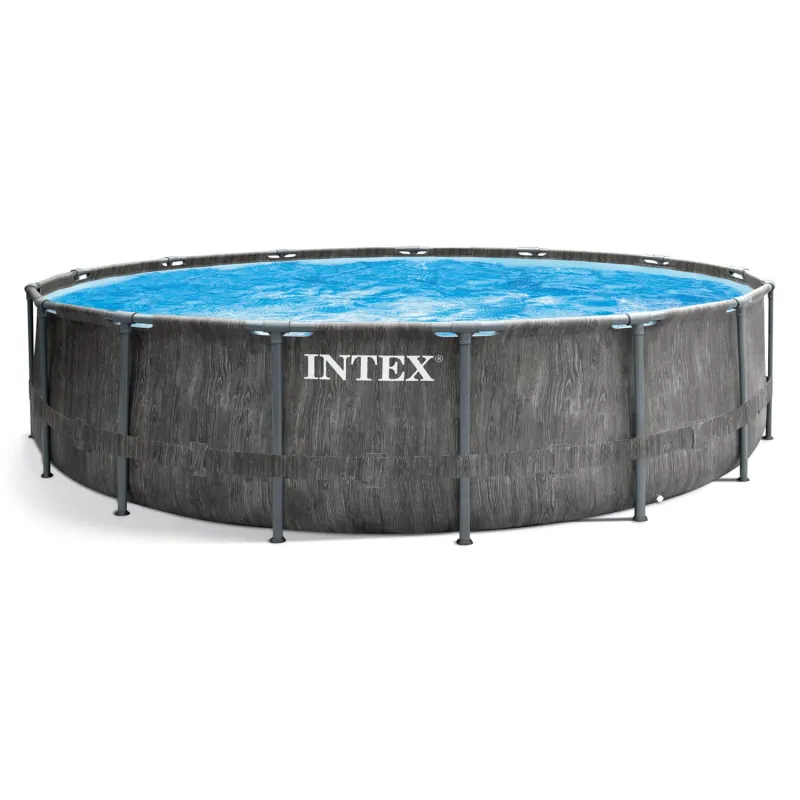 Tartós anyagból készült kerti medence vázszerkezettel 457 x 122 cm INTEX 26742