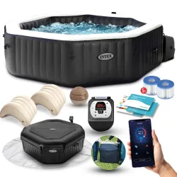 Felfújható SPA hidromasszázzsal 201 x 71 cm 4 fő INTEX 28458