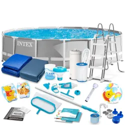 Kerti medence vázzal 427 x 107 x 107 cm 21az1-ben Set INTEX 26720