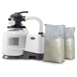 INTEX 26648 Homokszűrős Szivattyú 10500 l/h + 50 kg Homok