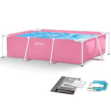 INTEX 28266 Kerti Medence Vázzal 220 x 150 x 60 cm tartós szerkezettel