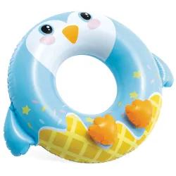 Színes pingvin úszógumi 81 cm, tökéletes a strandra