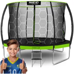 Neo-Sport kerttrambulina profilált 14ft/435cm belső hálóval
