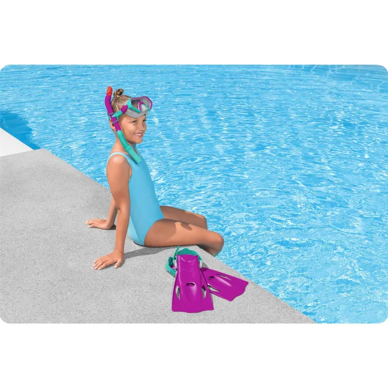 Bestway 25046 Fiatalok Snorkel Szett, tökéletes a tengerparton és a medencében való használatra