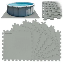 Habszivacs alátét medence alatt puzzle 50 x 50 cm 8 db