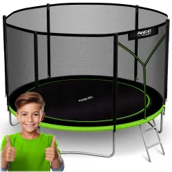 Neo-Sport Kerti Trambulin 10ft/312cm Külső Hálóval és Létrával