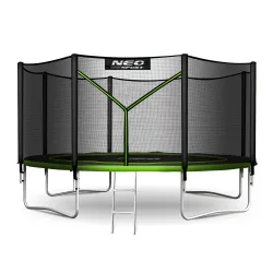 Neo-Sport Kerti Trambulin 12ft/374cm Külső Háló és Létra