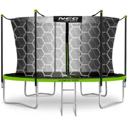 Kerti Trampolin 14ft/435cm Belső Hálóval és Létrával Neo-Sport
