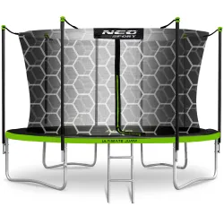 Kerti Trampolin 13ft/404cm Belső Hálóval és Létrával Neo-Sport