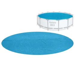 Napelemes medencetakaró keret 427 cm Bestway 58252