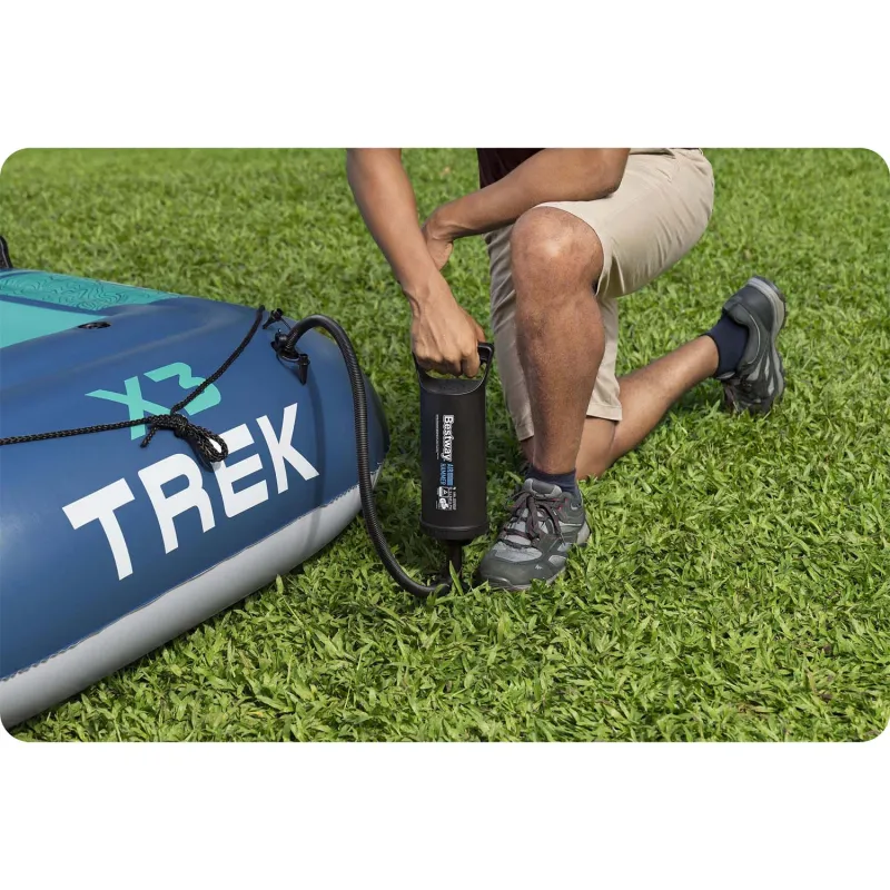 Trek X3, kényelmes gumicsónak a vízparti pihenéshez