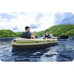 Ponton Voyager X3 294 x 137 cm, ideális családi szórakozáshoz a vízen
