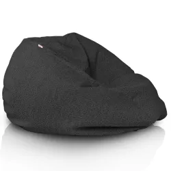 Babzsákfotel Babzsák L gyerekeknek - Bouclé (Báránybőr hatású) – nézet 20