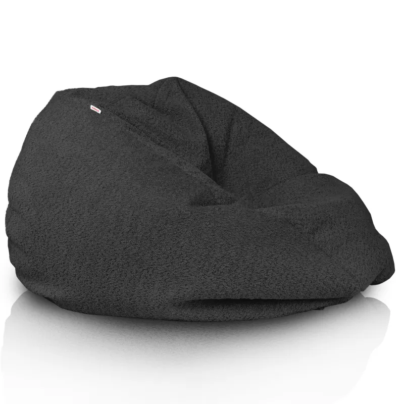 Babzsákfotel Babzsák L gyerekeknek - Bouclé (Báránybőr hatású) – nézet 20