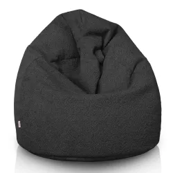 Babzsákfotel Babzsák L gyerekeknek - Bouclé (Báránybőr hatású) – nézet 21