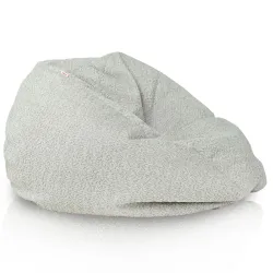 Babzsákfotel Babzsák L gyerekeknek - Bouclé (Báránybőr hatású) – nézet 32