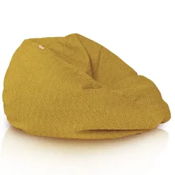 Babzsákfotel Babzsák L gyerekeknek - Bouclé (Báránybőr hatású) – nézet 38