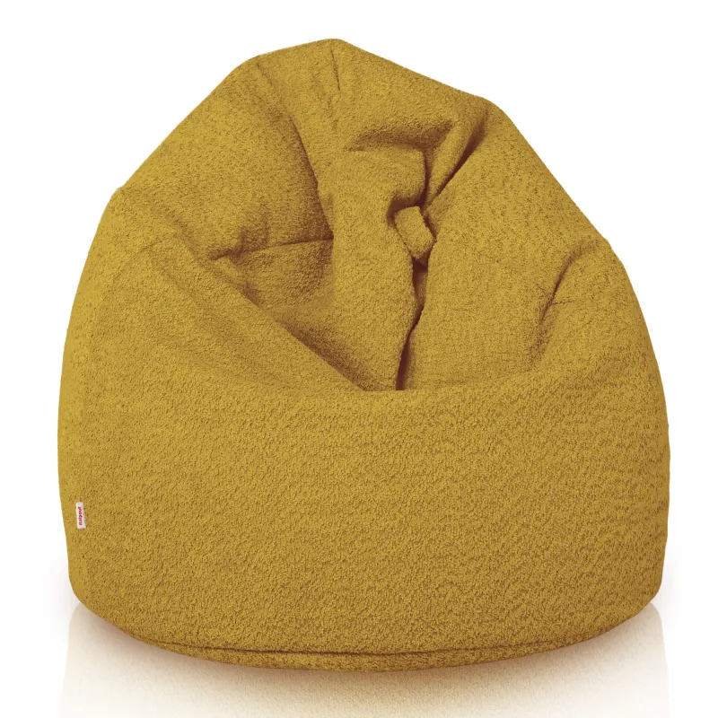 Babzsákfotel Babzsák L gyerekeknek - Bouclé (Báránybőr hatású) – nézet 39