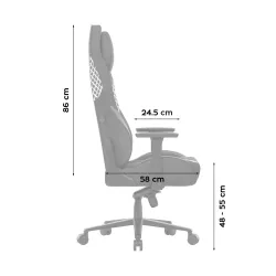 Force 8.3 Carbon Black Gamer szék