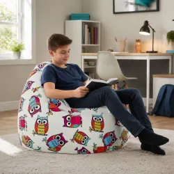Babzsák XL Standard fotel – Prémium mintás szövet