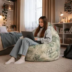 Babzsák XL Standard fotel – Prémium mintás szövet