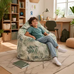 Babzsák XL Standard fotel – Prémium mintás szövet