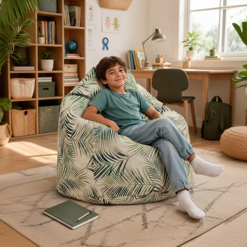 Babzsák XL Standard fotel – Prémium mintás szövet